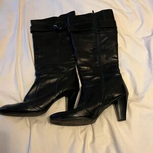 Next Black Heeled Boots